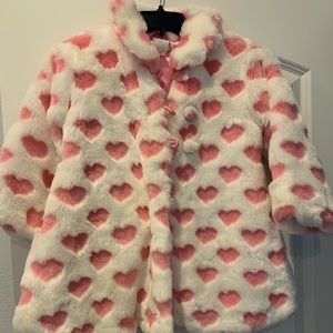 Girls faux fur coat